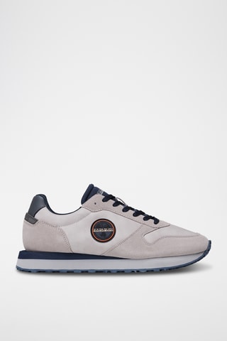 Zapatillas de piel - F5Nova01/Nus - Gris claro
