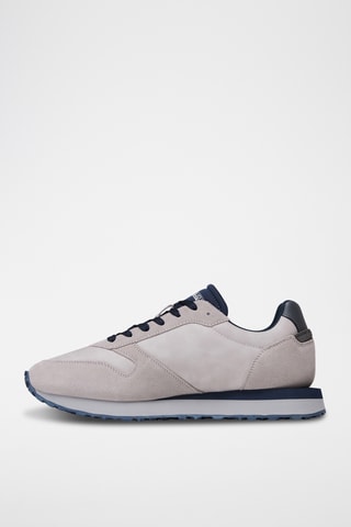 Zapatillas de piel - F5Nova01/Nus - Gris claro