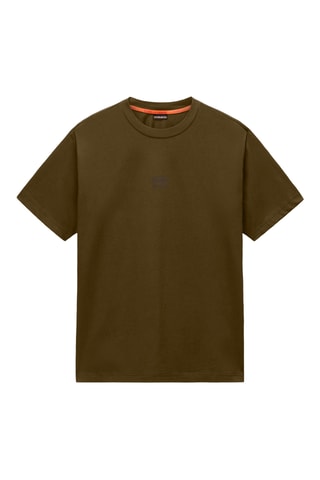T-shirt loose - S-Elevated Logo Ss - Vert foncé