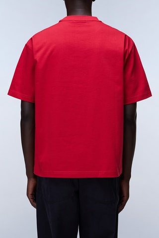 T-shirt loose - S-Elevated Logo Ss - Rouge