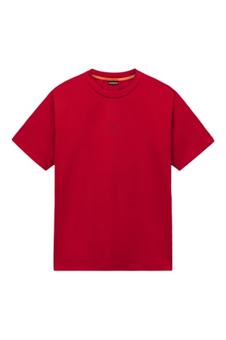 T-shirt loose - S-Elevated Logo Ss - Rouge