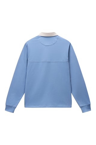 Polo relaxed fit - E-Mont Ls - Celeste