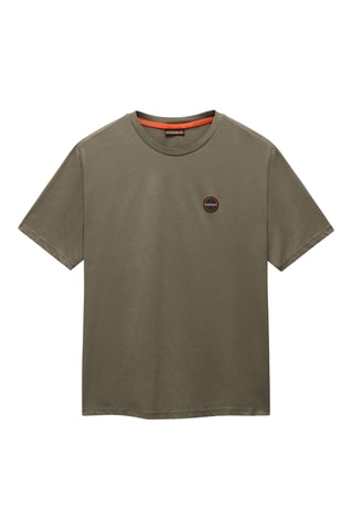 T-shirt relaxed - S-Badge Ss 1 - Vert