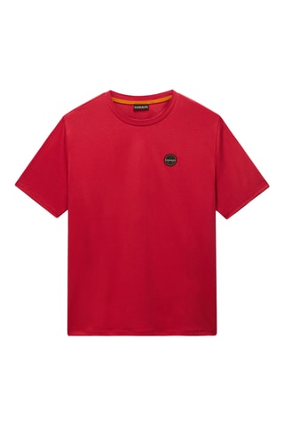 T-shirt relaxed - S-Badge Ss 1 - Rouge