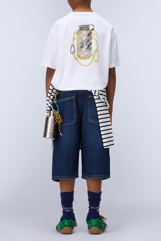 Camiseta loose - K S-Oeste Ss - Blanco