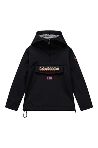 Windjack met Capuchon - K Rainforest Sum 4 - Zwart