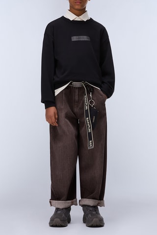 Sudadera - K B-New Box Logo C - Negro