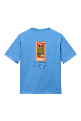 Camiseta loose - K S-Albedo Ss - Celeste