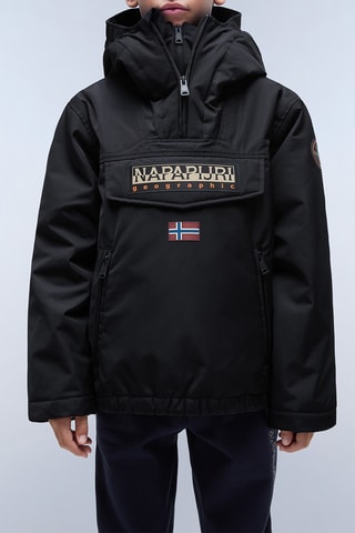 Windjack met Capuchon - K Rainforest Next P - Zwart