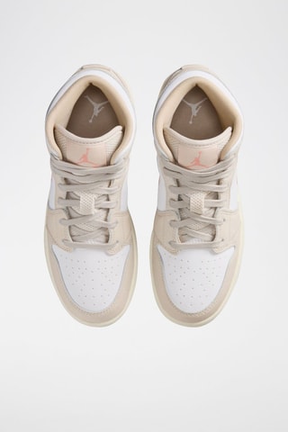 Air Jordan 1 Mid en cuir - Beige