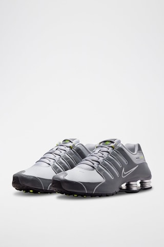 Nike Shox NZ en cuir - Gris foncé