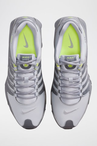 Nike Shox NZ en cuir - Gris foncé