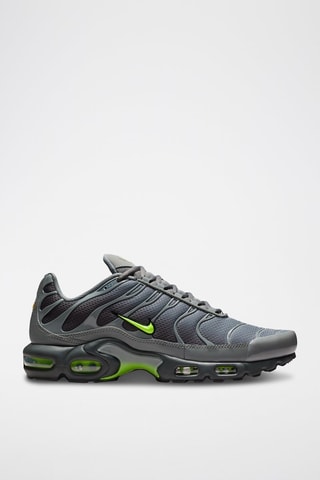 Nike Air Max Plus - Gris foncé et vert fluo
