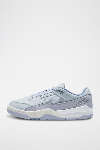Jordan Flight Court en cuir - Gris clair et mauve