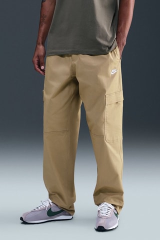 Pantalon cargo Club - Beige et blanc