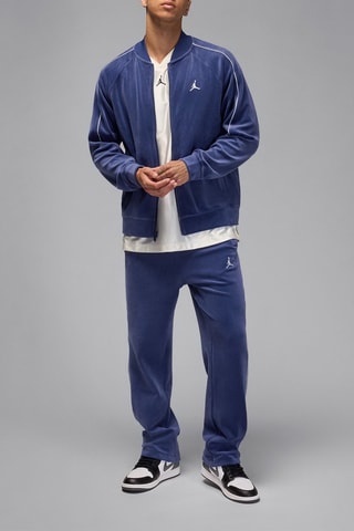 Pantalon de survêtement en velours Brooklyn - Bleu cobalt