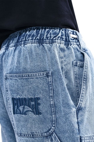 Jean ample de basketball - Bleu clair
