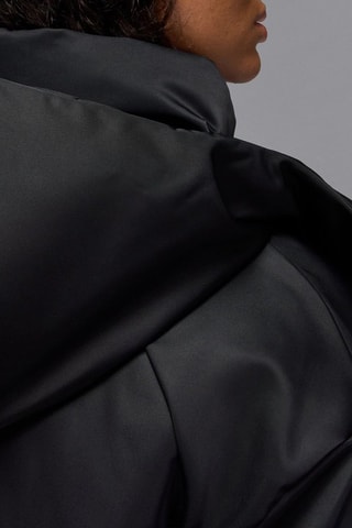 Parka oversize à capuche Flight - Noir