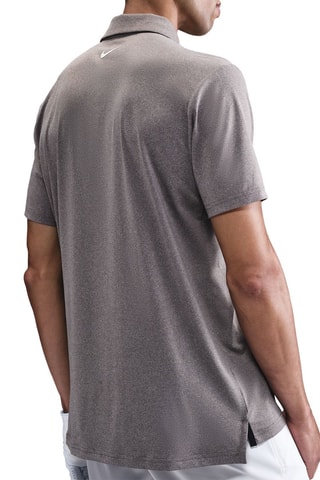 Polo de golf Nike Tour - Marron chiné