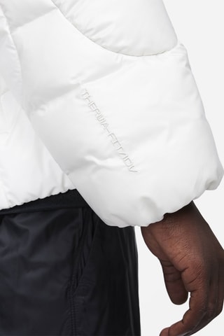 Doudoune à capuche Tech - Blanc