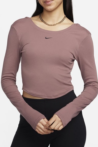 T-shirt Chill - Mauve et noir