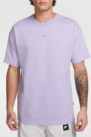 T-shirt en coton biologique Sportswear Premium Essentials - Mauve