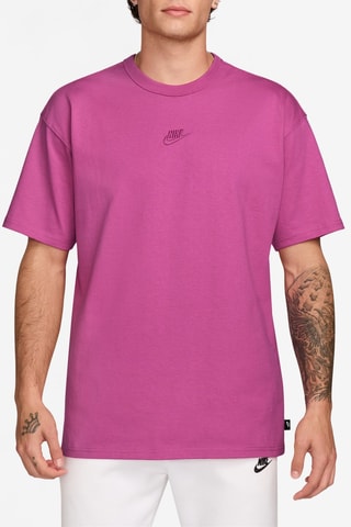 T-shirt ample en coton biologique Premium Essentials - Fuchsia