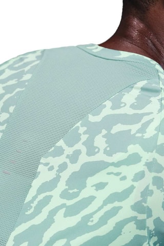 T-shirt de running Nike Swift - Turquoise et gris