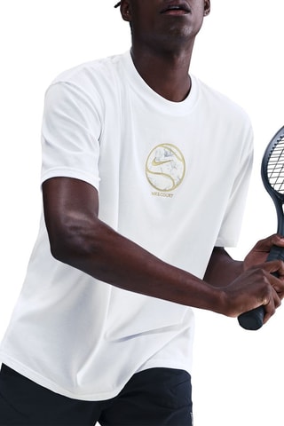 T-shirt de tennis Court - Blanc