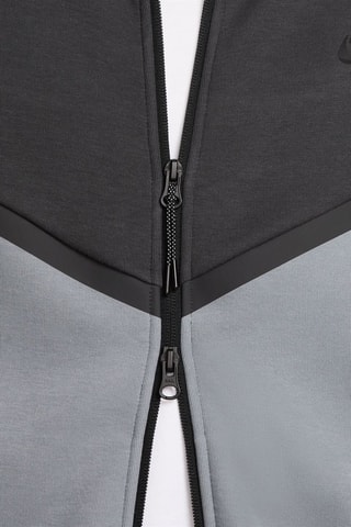 Sweat à capuche Tech - Gris foncé