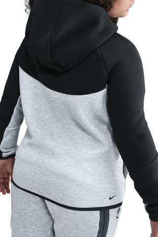 Sweat à capuche Tech - Noir