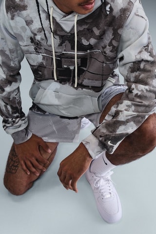 Sweat de basketball à capuche Standard Issue - Gris