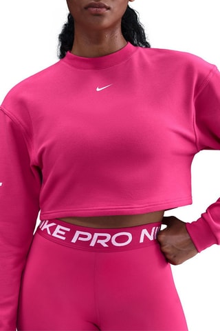 Sweat cropped de running Pro - Rose