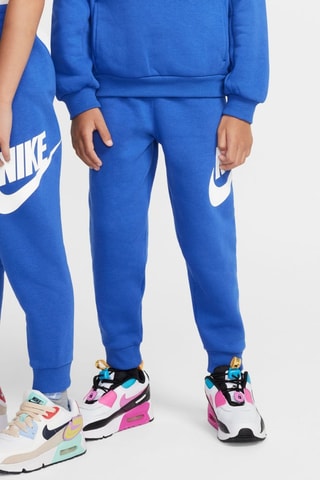 Felpa con cappuccio e pantaloni in pile Nike Club - Blu elettrico
