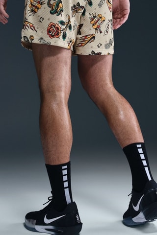 Short de basketball Nike Practice Mesh - Marron clair