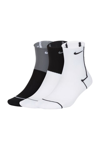 3 paires de chaussettes Nike Everyday Plus Lightweight - Blanc et noir 