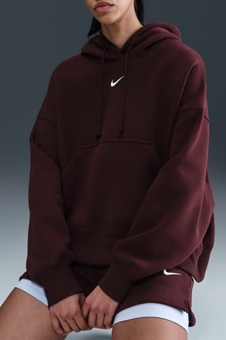 Sweat polaire à capuche Sportswear Phoenix - Bordeaux