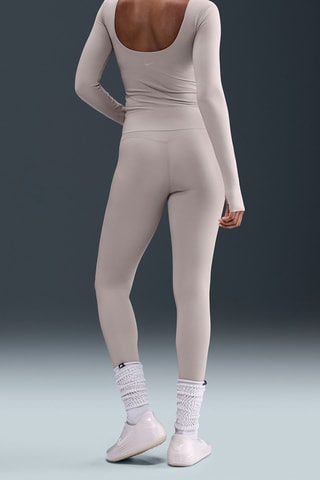 Legging taille haute Zenvy - Gris clair