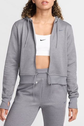 Sweat à capuche Nike Therma-FIT One - Gris chiné