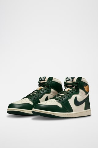 Air Jordan 1 Retro High OG en cuir - Vert et blanc