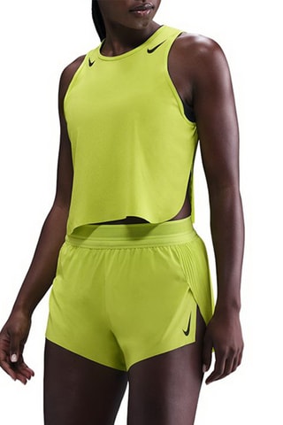 Débardeur Nike AeroSwift - Vert citron