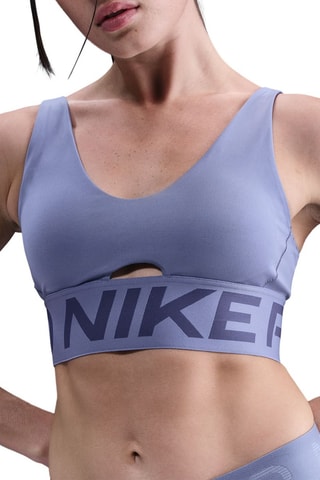 Brassière Nike Pro Indy Plunge - Indigo