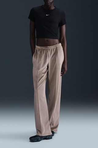 T-shirt cropped Nike Sportswear Chill Knit - Noir