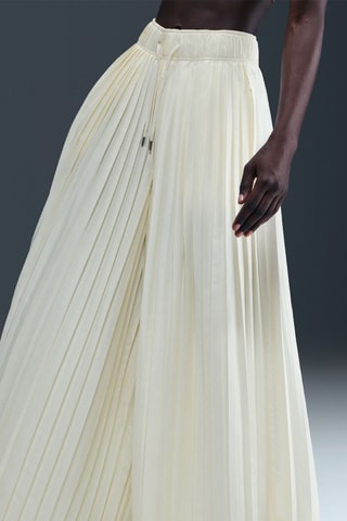 Pantalon plissé taille haute Nike Sportswear Collection - Blanc