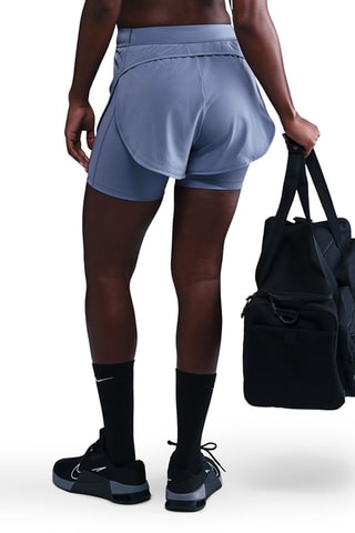 Short 2-en-1 taille haute Nike Universa - Ciel