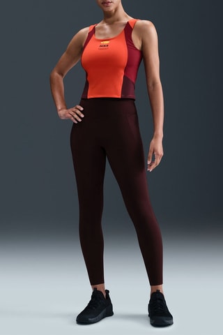 Legging taille haute Nike Universa - Rouge foncé