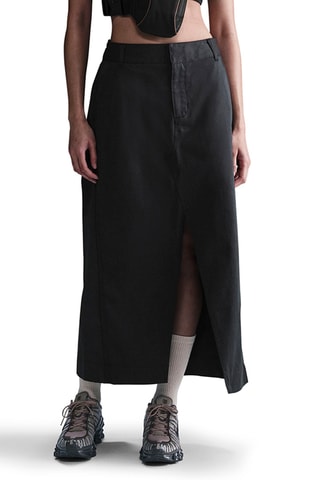 Jupe midi taille haute Nike - Noir