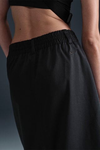 Jupe midi taille haute Nike - Noir