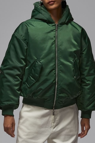 Bomber à capuche réversible Jordan Renegade Flight - Vert foncé
