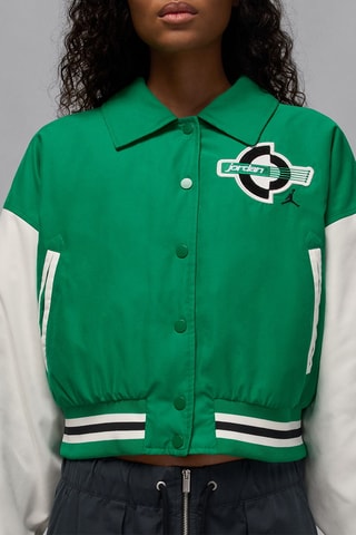 Giubbotto Jordan Brooklyn - Verde e bianco